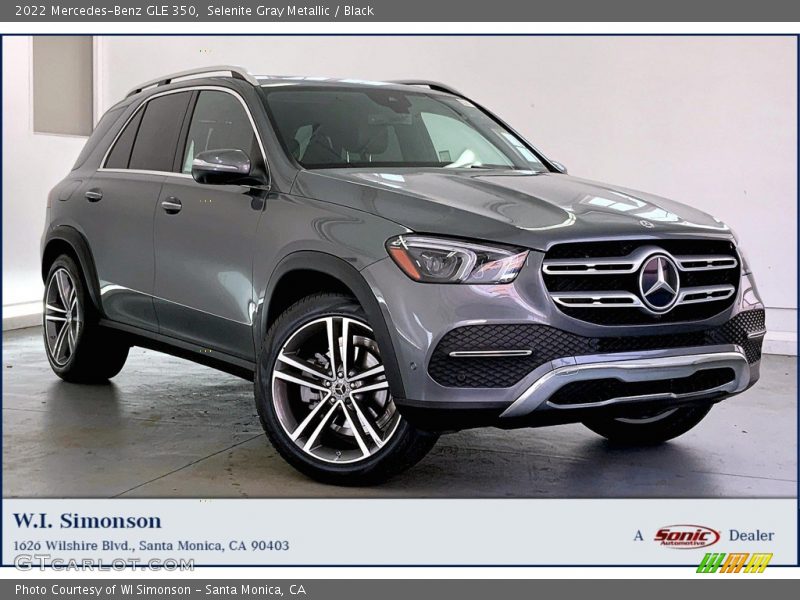 Selenite Gray Metallic / Black 2022 Mercedes-Benz GLE 350