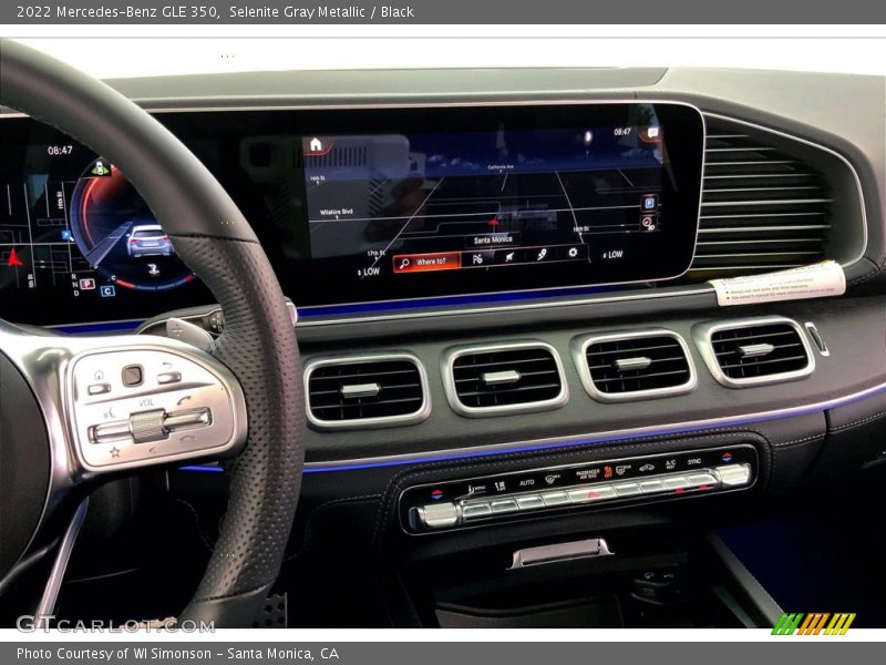 Selenite Gray Metallic / Black 2022 Mercedes-Benz GLE 350