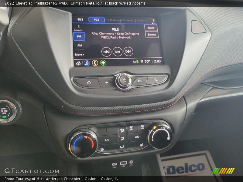 Crimson Metallic / Jet Black w/Red Accents 2022 Chevrolet TrailBlazer RS AWD