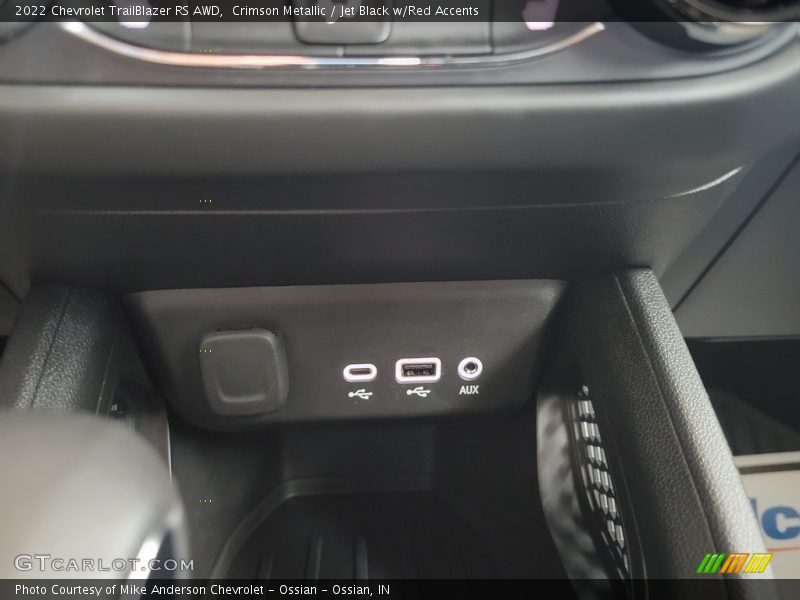 Crimson Metallic / Jet Black w/Red Accents 2022 Chevrolet TrailBlazer RS AWD