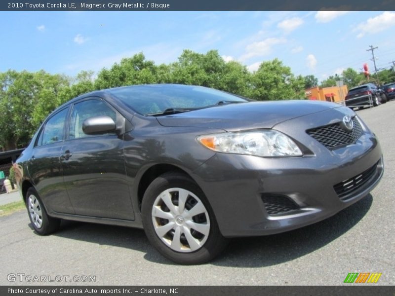 Magnetic Gray Metallic / Bisque 2010 Toyota Corolla LE