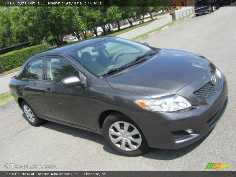Magnetic Gray Metallic / Bisque 2010 Toyota Corolla LE