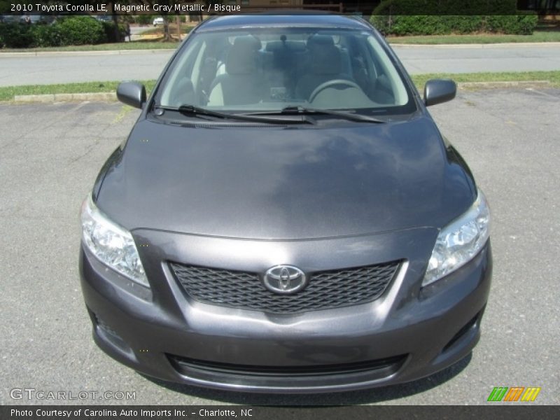 Magnetic Gray Metallic / Bisque 2010 Toyota Corolla LE