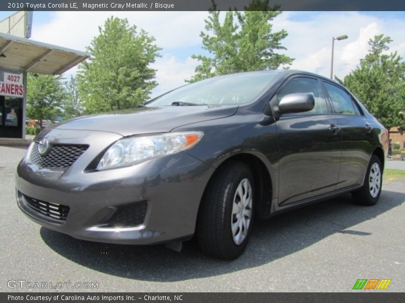 Magnetic Gray Metallic / Bisque 2010 Toyota Corolla LE