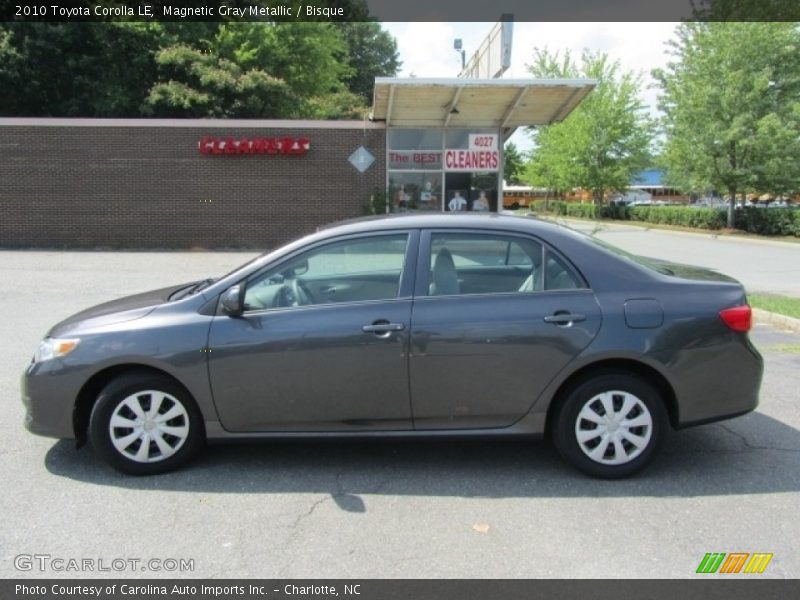 Magnetic Gray Metallic / Bisque 2010 Toyota Corolla LE