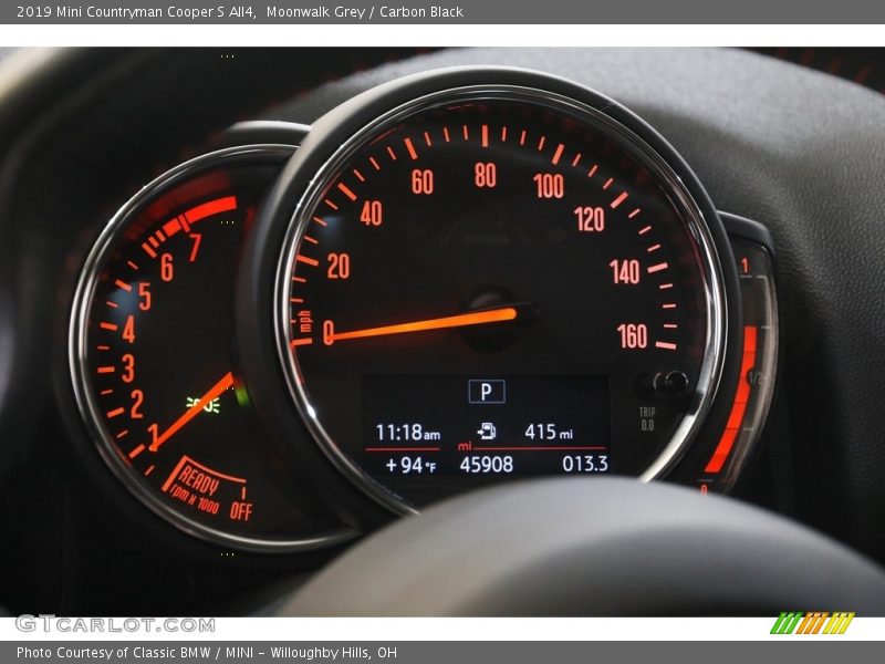 Moonwalk Grey / Carbon Black 2019 Mini Countryman Cooper S All4