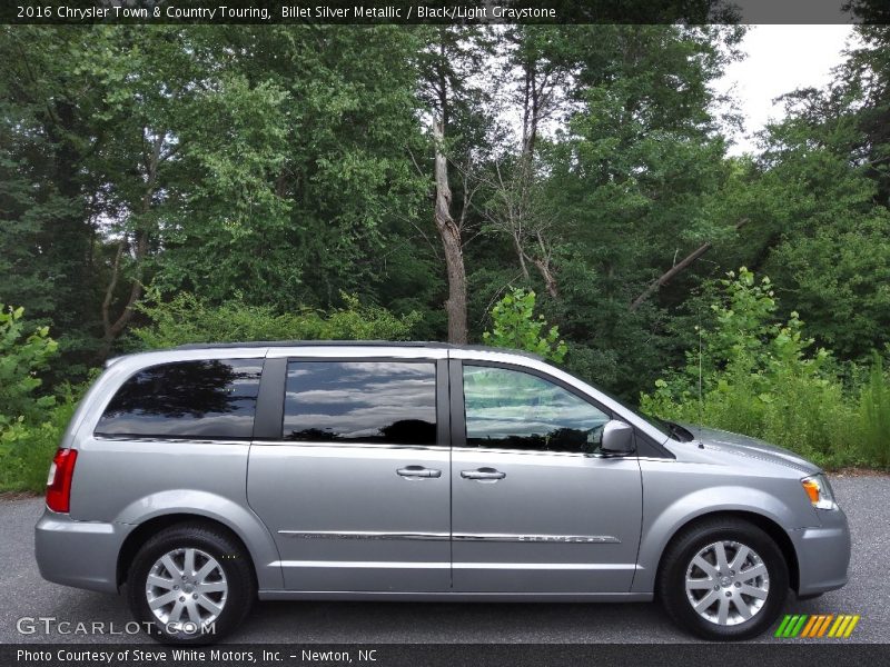 Billet Silver Metallic / Black/Light Graystone 2016 Chrysler Town & Country Touring
