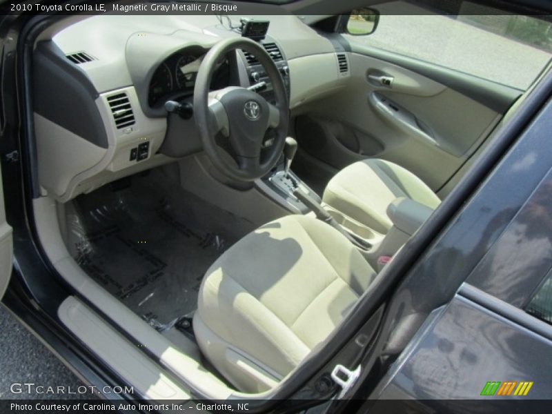 Magnetic Gray Metallic / Bisque 2010 Toyota Corolla LE