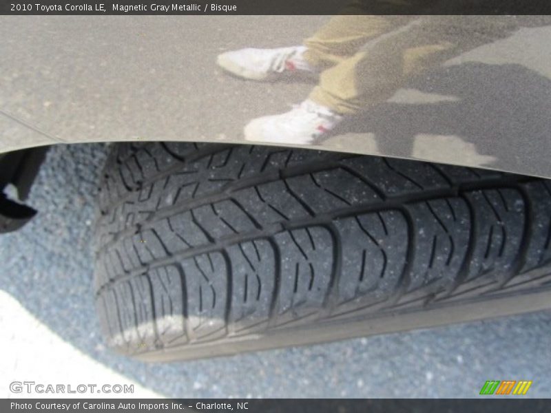 Magnetic Gray Metallic / Bisque 2010 Toyota Corolla LE