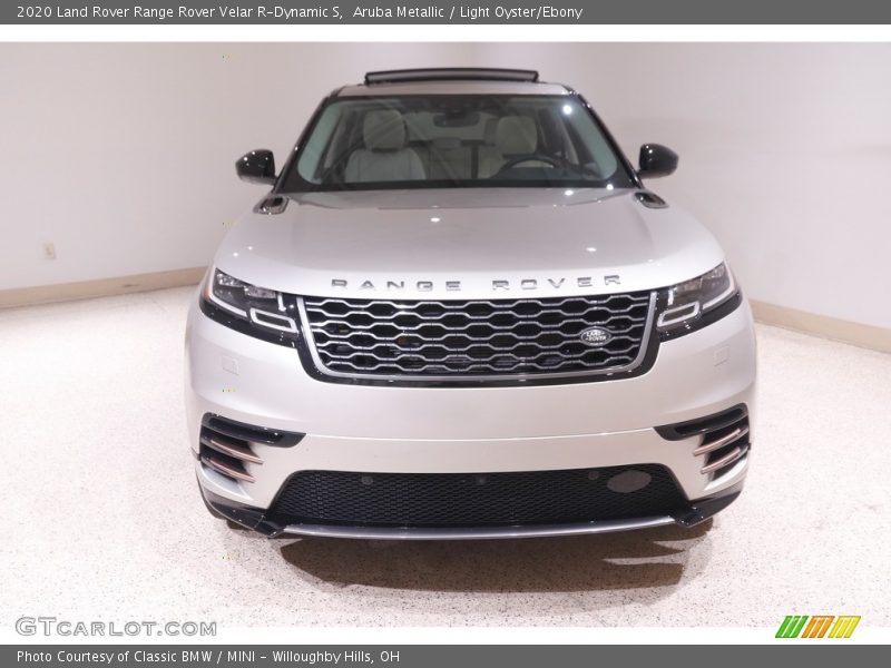 Aruba Metallic / Light Oyster/Ebony 2020 Land Rover Range Rover Velar R-Dynamic S