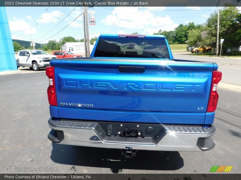 Glacier Blue Metallic / Jet Black 2022 Chevrolet Silverado 1500 LT Crew Cab 4x4