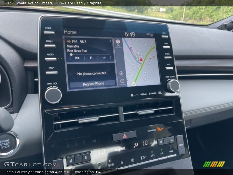 Ruby Flare Pearl / Graphite 2022 Toyota Avalon Limited