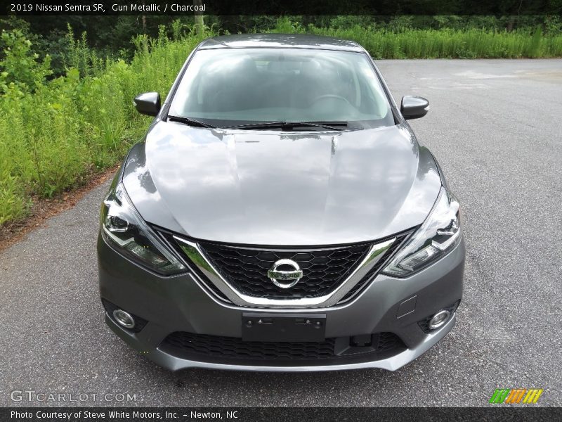 Gun Metallic / Charcoal 2019 Nissan Sentra SR