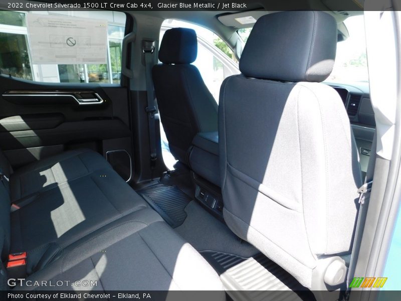 Glacier Blue Metallic / Jet Black 2022 Chevrolet Silverado 1500 LT Crew Cab 4x4