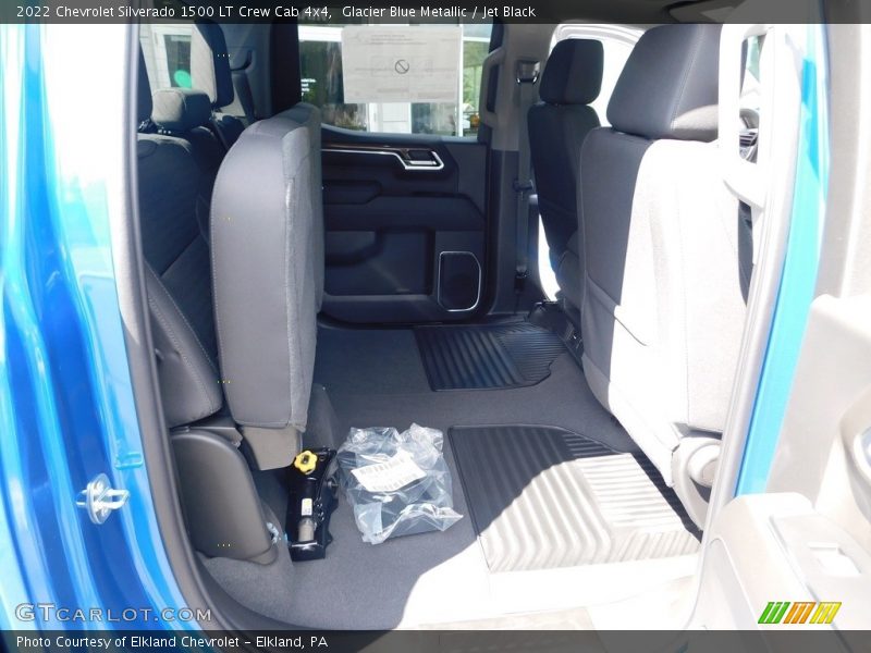 Glacier Blue Metallic / Jet Black 2022 Chevrolet Silverado 1500 LT Crew Cab 4x4