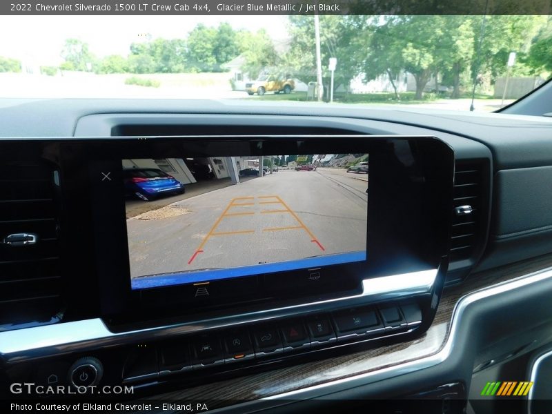 Glacier Blue Metallic / Jet Black 2022 Chevrolet Silverado 1500 LT Crew Cab 4x4