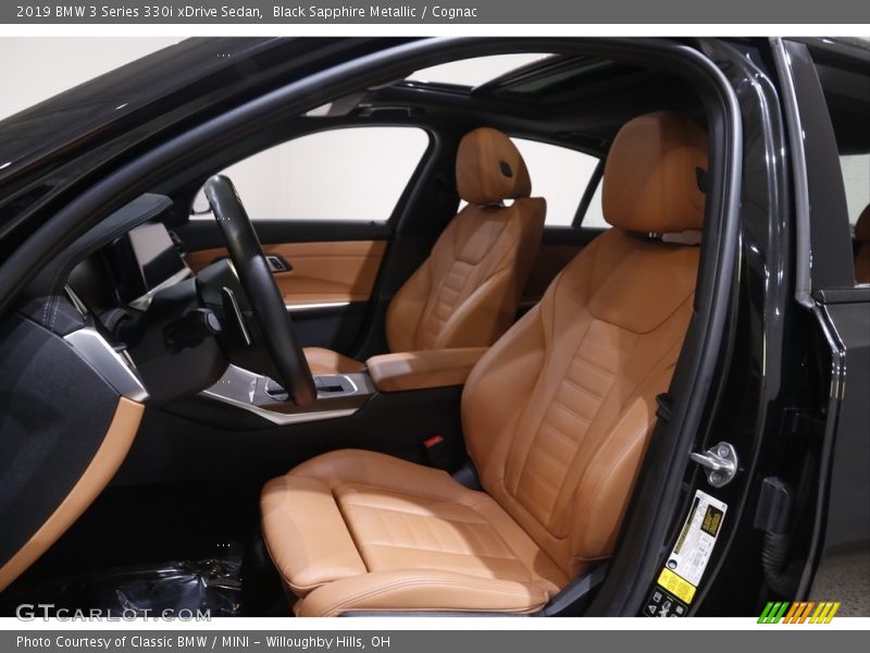 Black Sapphire Metallic / Cognac 2019 BMW 3 Series 330i xDrive Sedan