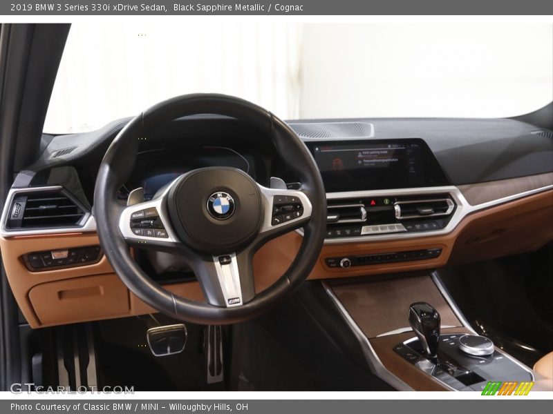 Black Sapphire Metallic / Cognac 2019 BMW 3 Series 330i xDrive Sedan