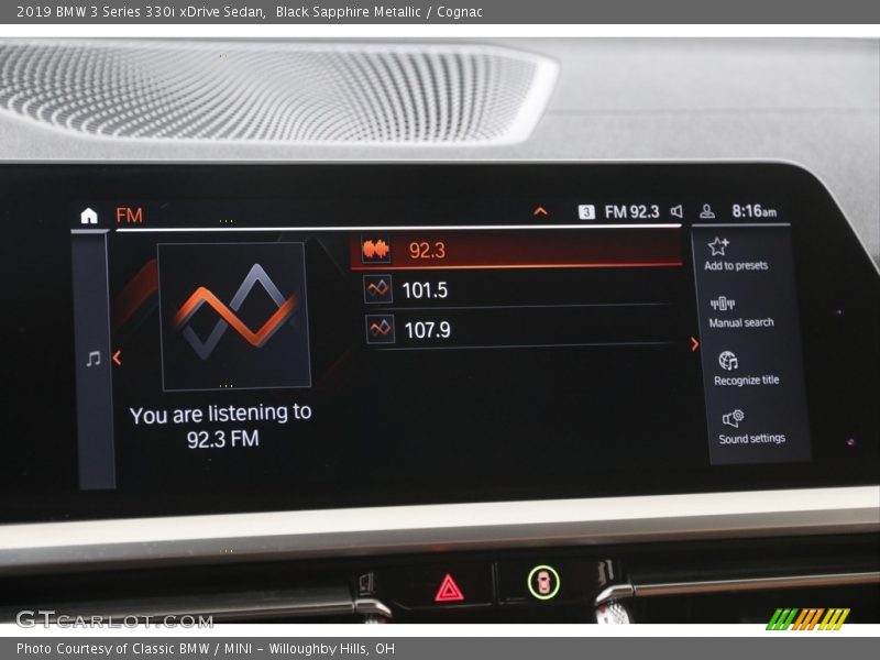 Black Sapphire Metallic / Cognac 2019 BMW 3 Series 330i xDrive Sedan
