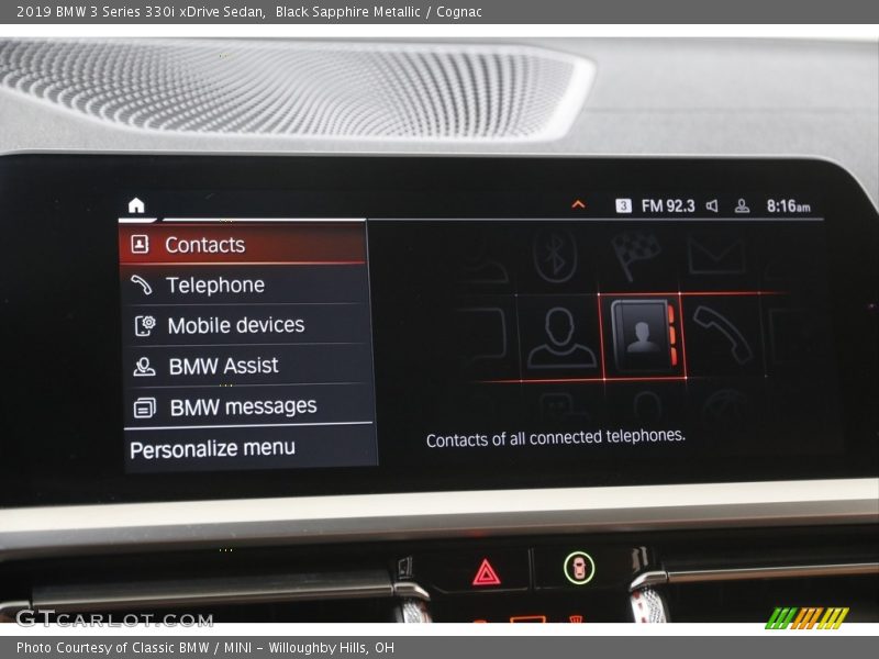 Black Sapphire Metallic / Cognac 2019 BMW 3 Series 330i xDrive Sedan