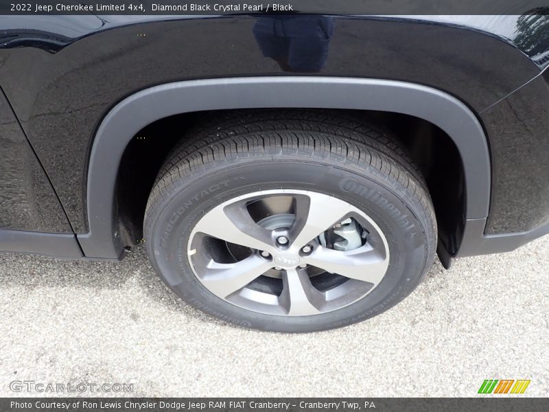Diamond Black Crystal Pearl / Black 2022 Jeep Cherokee Limited 4x4