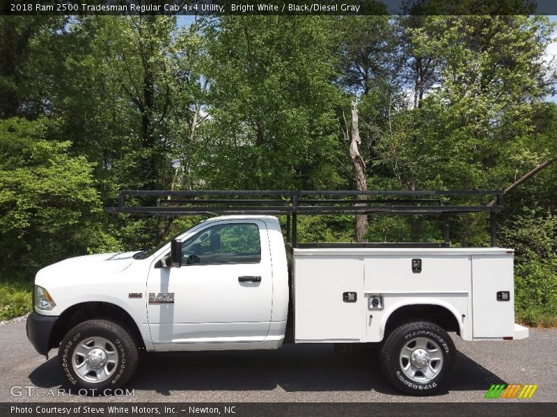 Bright White / Black/Diesel Gray 2018 Ram 2500 Tradesman Regular Cab 4x4 Utility