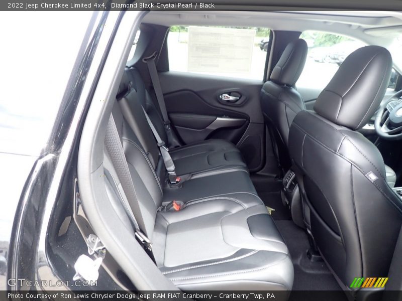 Diamond Black Crystal Pearl / Black 2022 Jeep Cherokee Limited 4x4