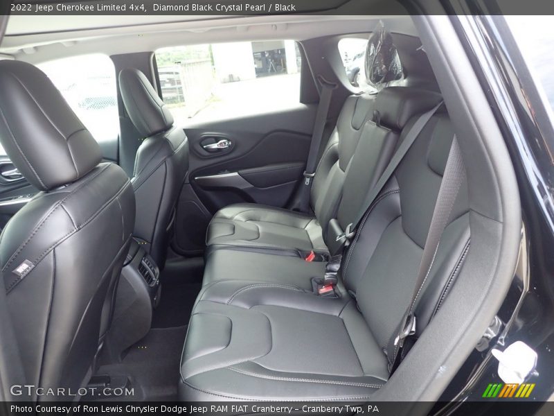 Diamond Black Crystal Pearl / Black 2022 Jeep Cherokee Limited 4x4