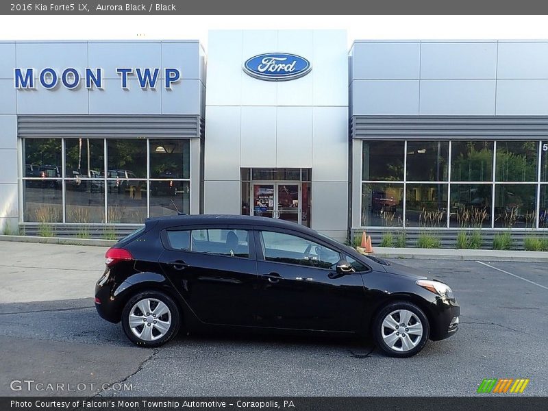Aurora Black / Black 2016 Kia Forte5 LX