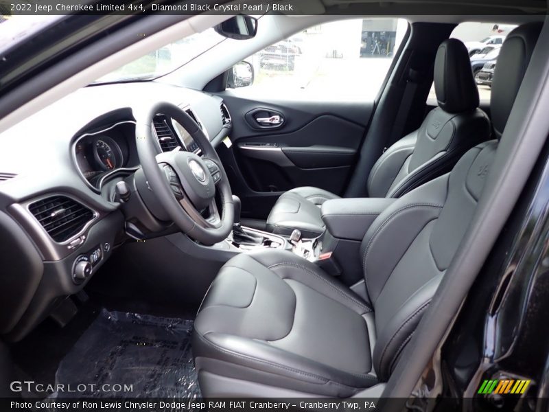 Diamond Black Crystal Pearl / Black 2022 Jeep Cherokee Limited 4x4