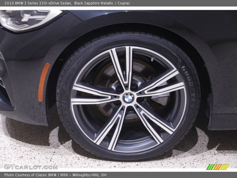 Black Sapphire Metallic / Cognac 2019 BMW 3 Series 330i xDrive Sedan