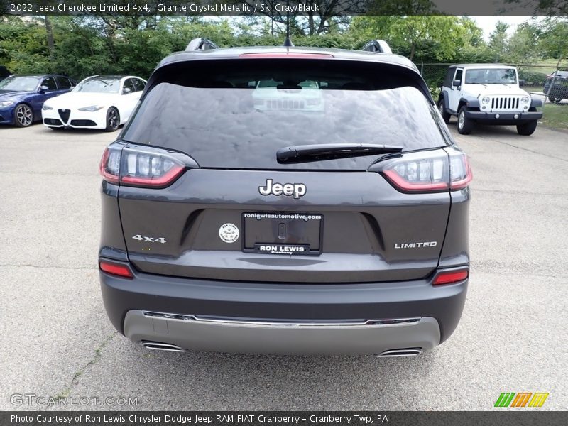 Granite Crystal Metallic / Ski Gray/Black 2022 Jeep Cherokee Limited 4x4