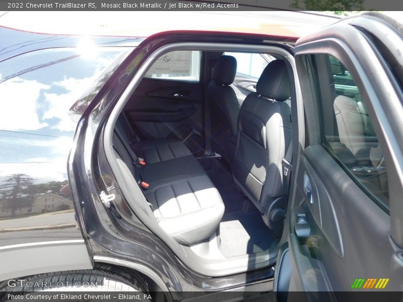 Mosaic Black Metallic / Jet Black w/Red Accents 2022 Chevrolet TrailBlazer RS