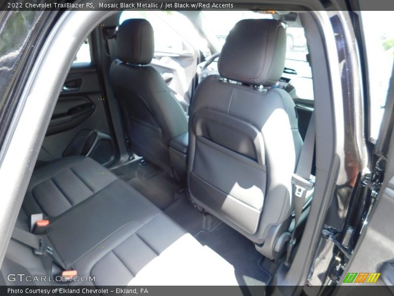 Mosaic Black Metallic / Jet Black w/Red Accents 2022 Chevrolet TrailBlazer RS