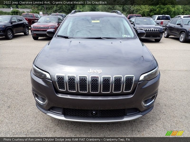 Granite Crystal Metallic / Ski Gray/Black 2022 Jeep Cherokee Limited 4x4