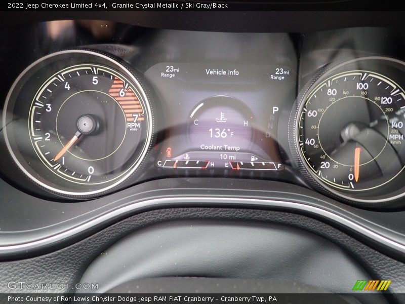 Granite Crystal Metallic / Ski Gray/Black 2022 Jeep Cherokee Limited 4x4