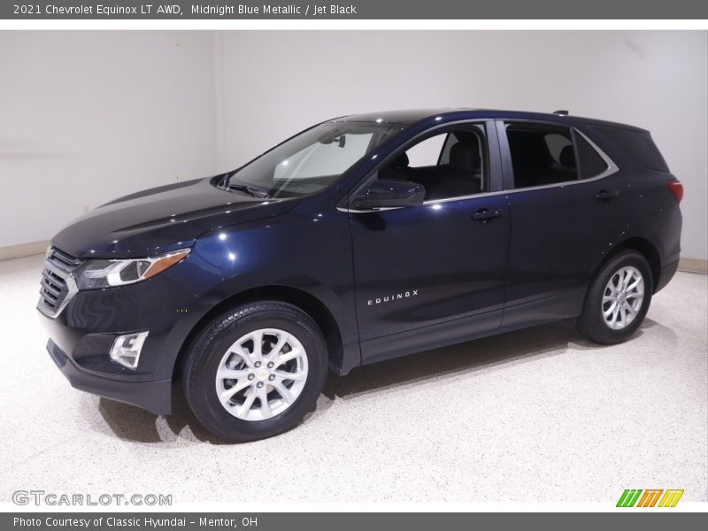 Midnight Blue Metallic / Jet Black 2021 Chevrolet Equinox LT AWD