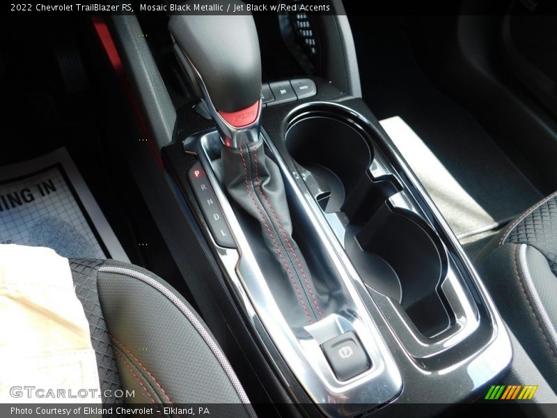Mosaic Black Metallic / Jet Black w/Red Accents 2022 Chevrolet TrailBlazer RS
