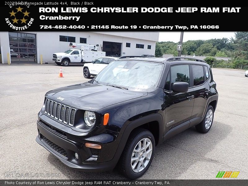 Black / Black 2022 Jeep Renegade Latitude 4x4