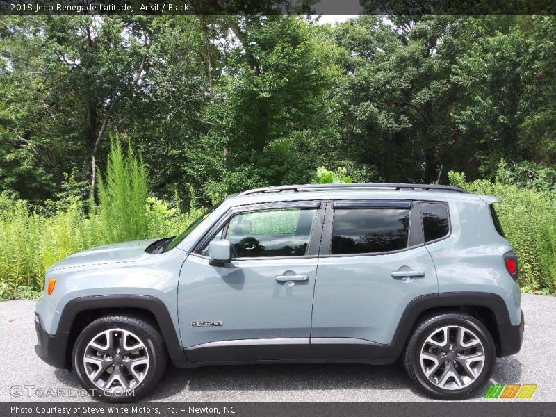 Anvil / Black 2018 Jeep Renegade Latitude