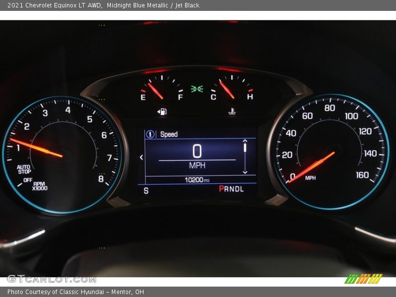 Midnight Blue Metallic / Jet Black 2021 Chevrolet Equinox LT AWD