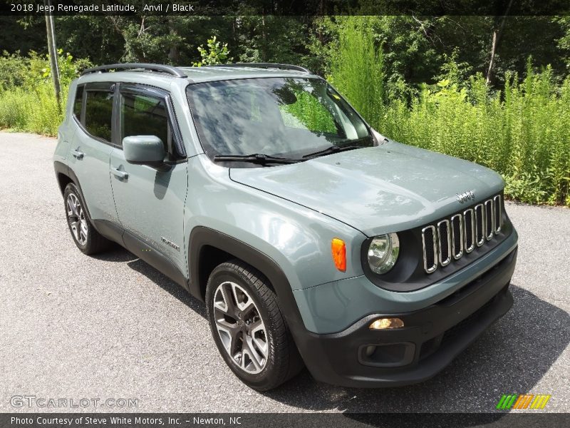 Anvil / Black 2018 Jeep Renegade Latitude