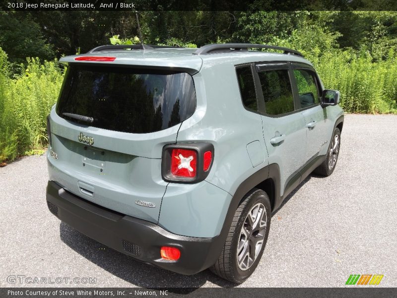 Anvil / Black 2018 Jeep Renegade Latitude