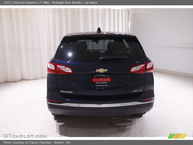Midnight Blue Metallic / Jet Black 2021 Chevrolet Equinox LT AWD