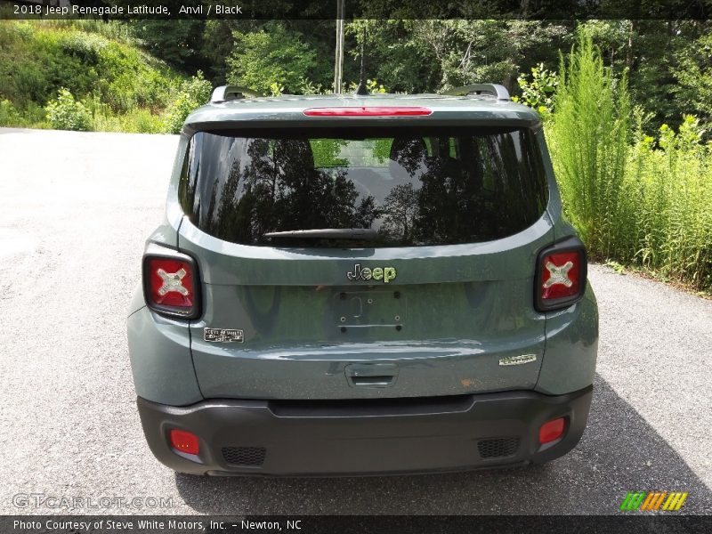 Anvil / Black 2018 Jeep Renegade Latitude