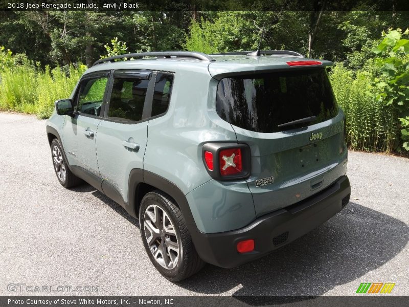 Anvil / Black 2018 Jeep Renegade Latitude