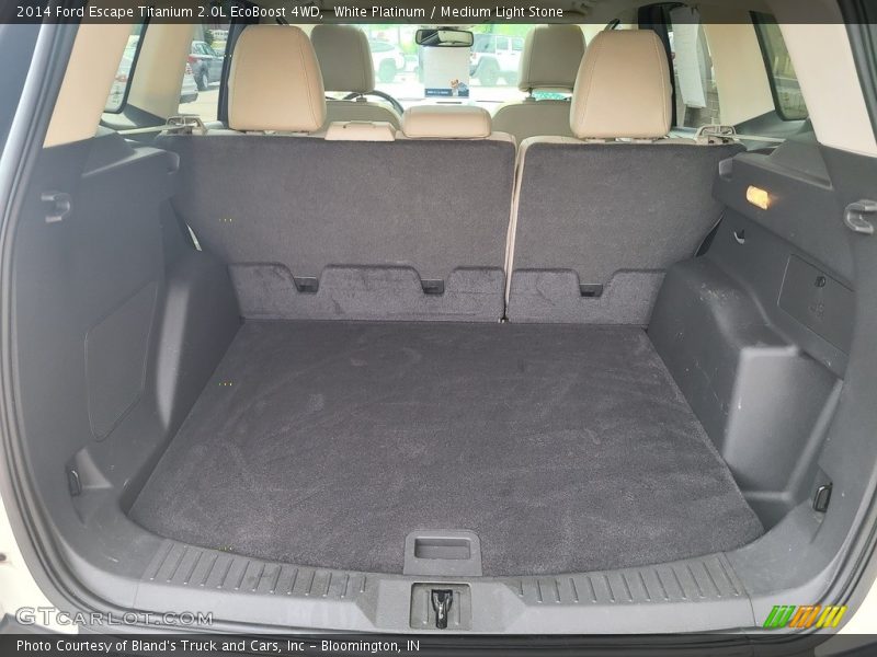 White Platinum / Medium Light Stone 2014 Ford Escape Titanium 2.0L EcoBoost 4WD