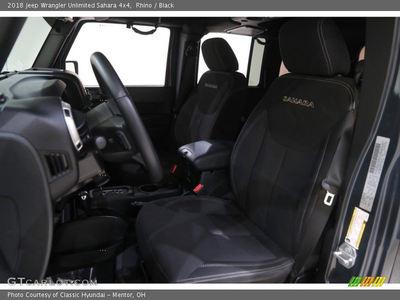 Rhino / Black 2018 Jeep Wrangler Unlimited Sahara 4x4