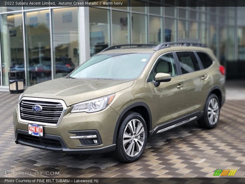 Autumn Green Metallic / Warm Ivory 2022 Subaru Ascent Limited