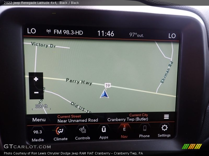 Black / Black 2022 Jeep Renegade Latitude 4x4